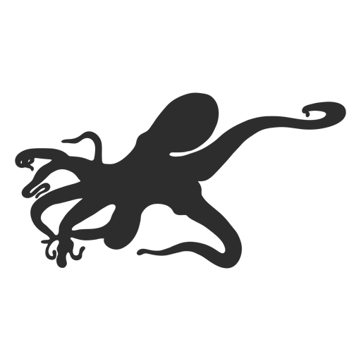 Download Wild Octopus Silhouette Transparent Png Svg Vector File