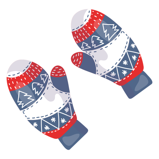 Download Winter gloves element - Transparent PNG & SVG vector file