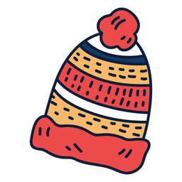 Desenho de chapéu de inverno Desenho PNG