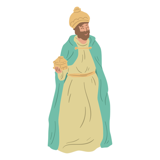 Wise man nativity character PNG Design