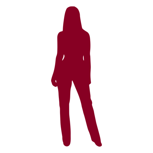 Woman posing silhouette people silhouettes PNG Design