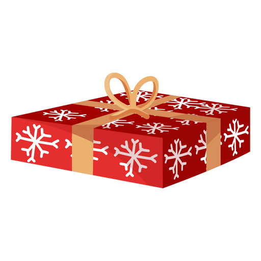 Wrapped gift box element