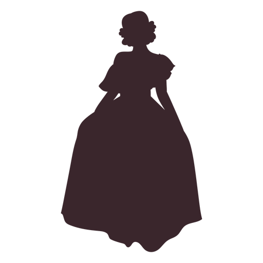 Young mexican woman character silhouette PNG Design