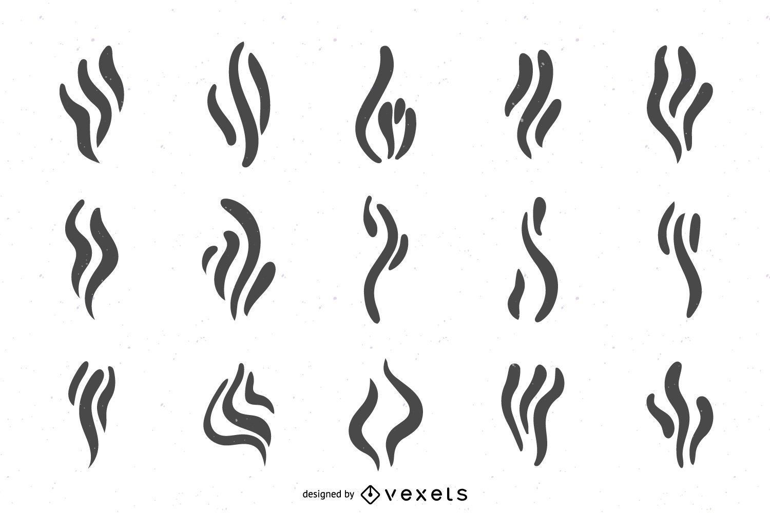 Smoke Icon Design Set