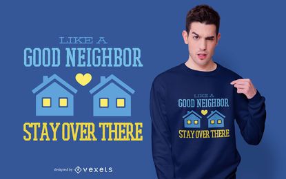 Design de camisetas engraçadas para ficar em casa