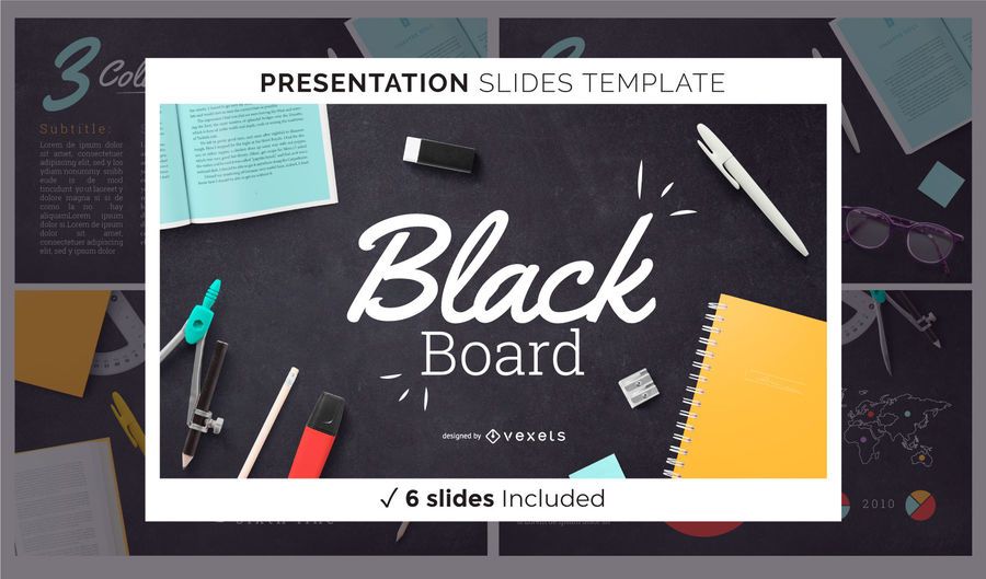 Education Blackboard Presentation Template Education Blackboard Presentation Template