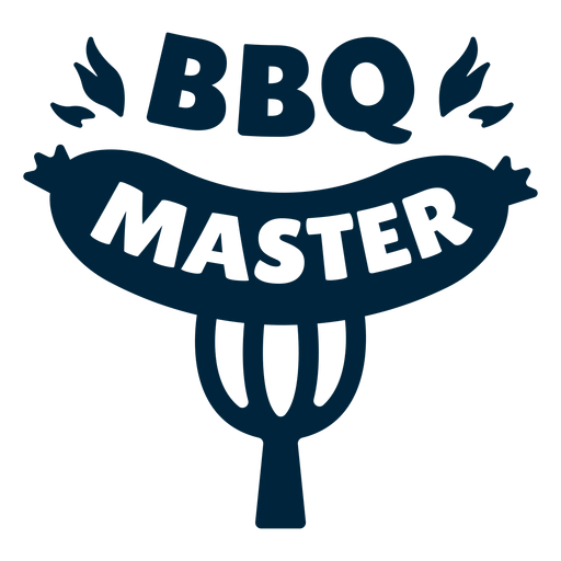Bbq master badge PNG Design