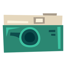 Compact camera flat PNG Design Transparent PNG