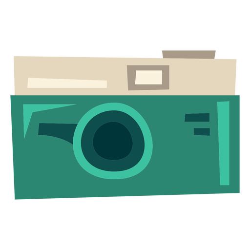 Kompaktkamera flach PNG-Design