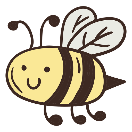 Lindo insecto abeja Diseño PNG