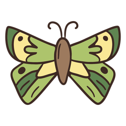 Animal bonito borboleta Desenho PNG