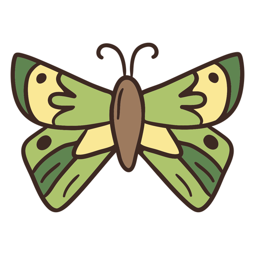 Animal mariposa linda Diseño PNG