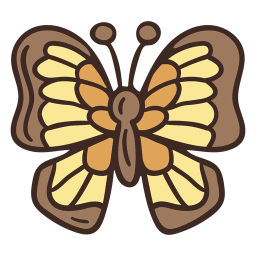 Nettes Schmetterlingsinsekt PNG-Design