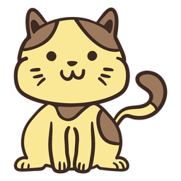 Cute Cat Animal PNG & SVG Design For T-Shirts