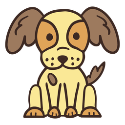 Animal cachorro fofo Desenho PNG