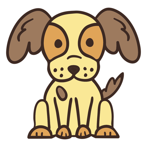 Cute dog animal PNG Design