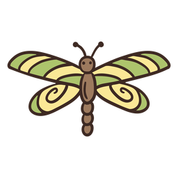 Cute dragon fly insect PNG Design Transparent PNG
