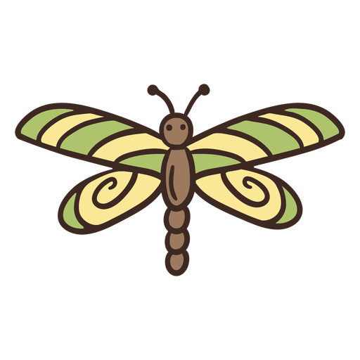 Insecto mosca drag?n lindo Diseño PNG