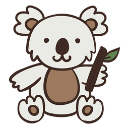 Animal fofo coala Desenho PNG