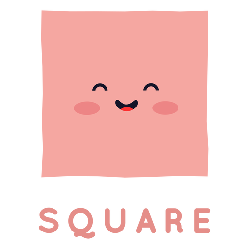 Download Cute square shape - Transparent PNG & SVG vector file