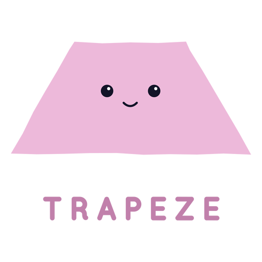 Cute trapeze shape PNG Design