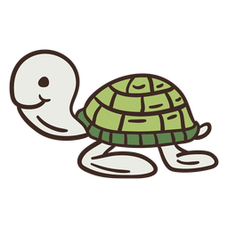 Cute turtle animal PNG Design Transparent PNG