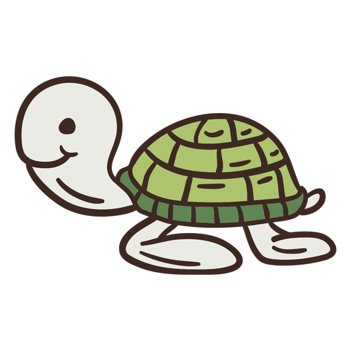 Nettes Schildkröten-Tier PNG-Design