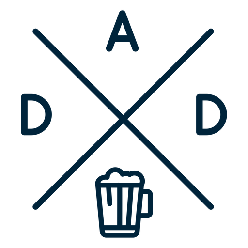 Download Dad Beer Badge Transparent Png Svg Vector File