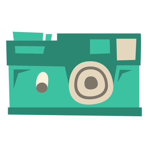 Cámara digital moderna plana - Descargar PNG/SVG transparente