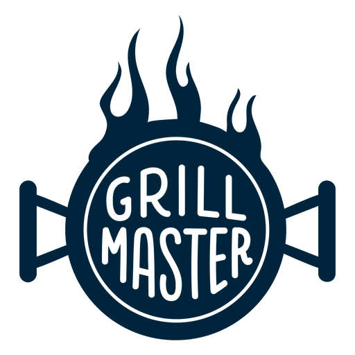 Grill Master Abzeichen PNG-Design