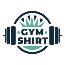 Emblema de camisa de ginástica Desenho PNG