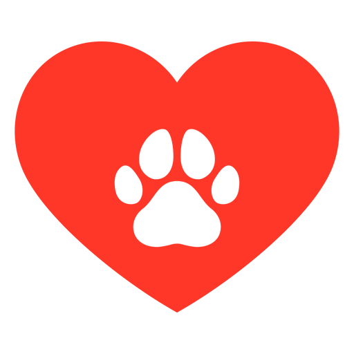 Download Heart Dog Footprint Flat Transparent Png Svg Vector File SVG, PNG, EPS, DXF File