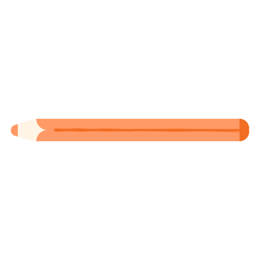 School red pencil flat - Transparent PNG & SVG vector file