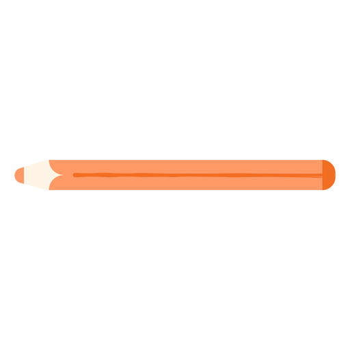 School red pencil flat PNG Design