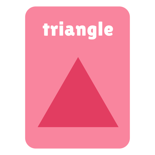 Triangle Flash Cards 0662