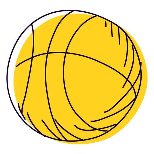 Estilo De Desenho Animado De Padrão De Bola De Basquete PNG , Bola