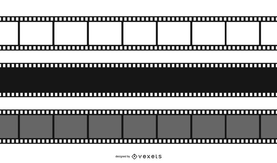 Conjunto de diseño negativo de película Conjunto de diseño negativo de película