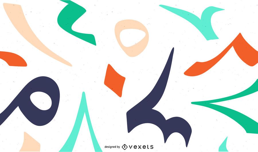 Arabic numbers colorful background Arabic numbers colorful background