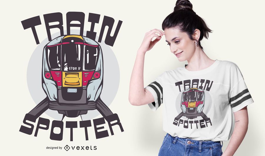 Diseño de camiseta Train Spotter Diseño de camiseta Train Spotter