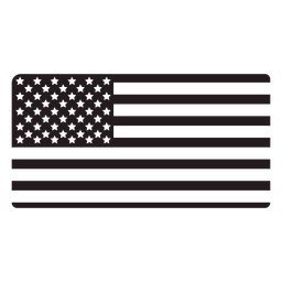 American flag black Transparent PNG