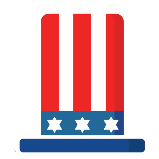 American top hat flat icon PNG Design