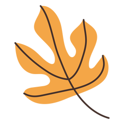 Autumn fig tree leaf cartoon Autumn fig tree leaf cartoon