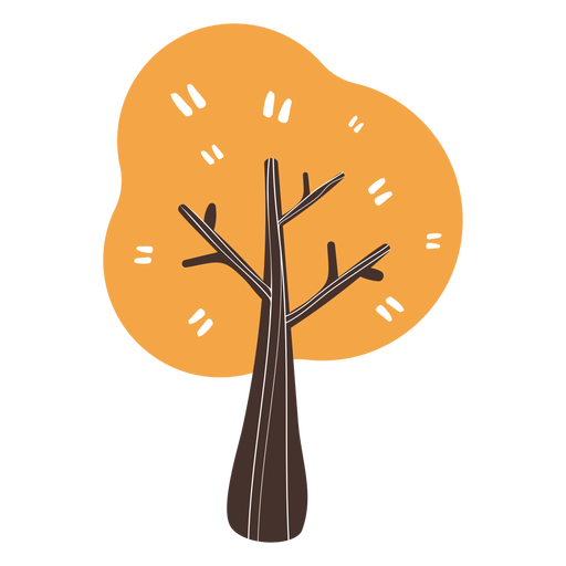 Desenho de árvore de outono Desenho PNG