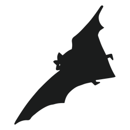 Bat halloween element silhouette PNG Design