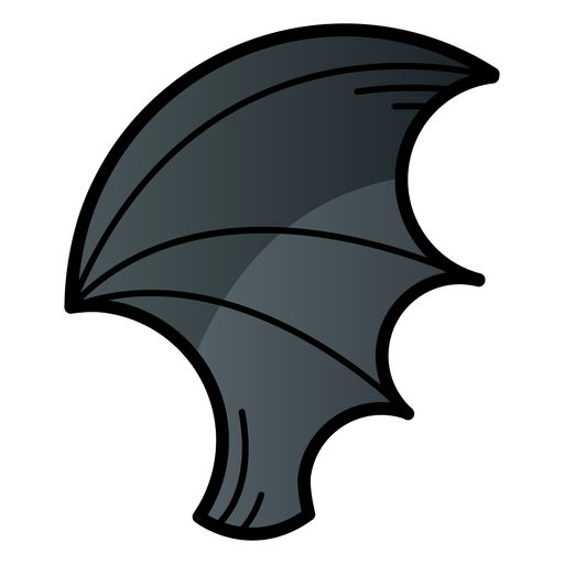 Bat wing cartoon icon