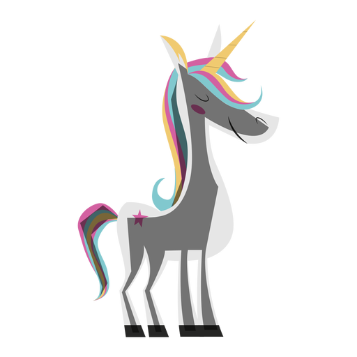 Download Colorful unicorn illustration - Transparent PNG & SVG ...