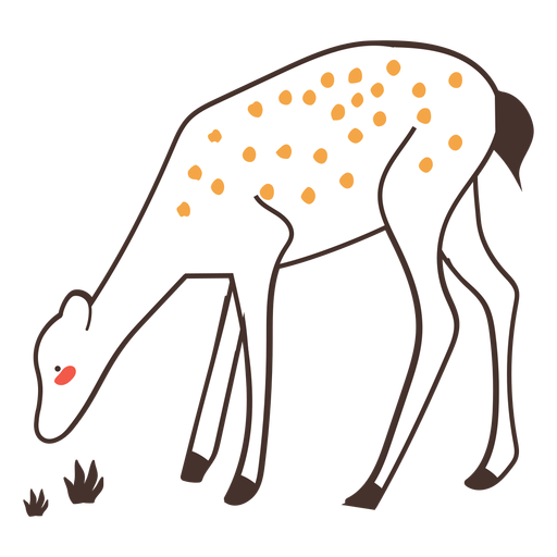 Deer animal cartoon deer PNG Design