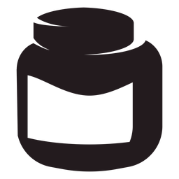 Dijon mustard jar black Transparent PNG