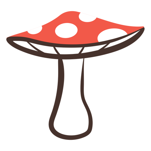 ?cone de cogumelo da floresta Desenho PNG