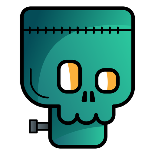 Frankenstein avatar cartoon icon PNG Design